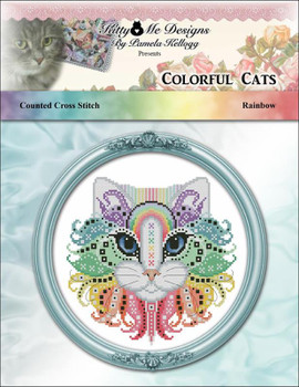 Colorful Cat Rainbow  Kitty And Me Designs