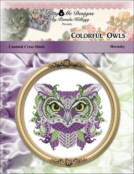 Colorful Owl Hornsby 103 w X 87 h Kitty And Me Designs