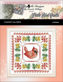Little Bird Quilts Autumn 80w x 80h Kitty And Me Designs