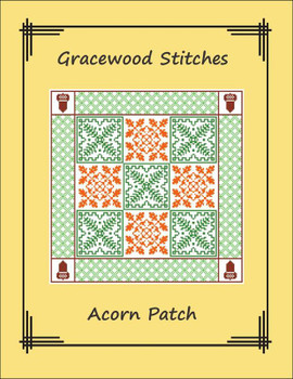 Acorn Patch 164w x 164h Gracewood Stitches