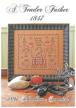 Tender Father - 1847 226w x 189h by 1897 Schoolhouse Samplers 23-1334
