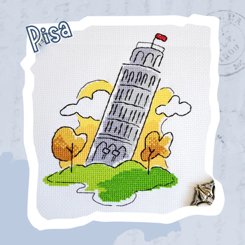 Landmarks. Pisa Artmishka Counted Cross Stitch Pattern