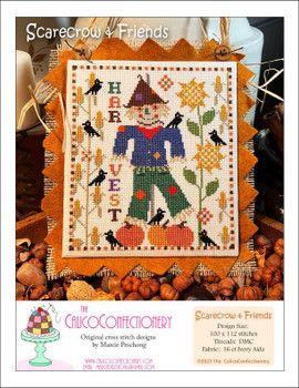 Scarecrow & Friends 100w x 112h Calico Confectionery