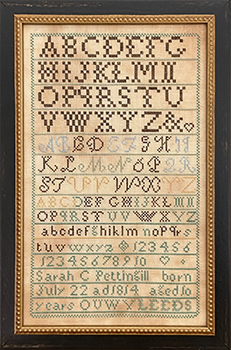 Sarah Pettingill 1824 by Just Stitching Along 23-2318