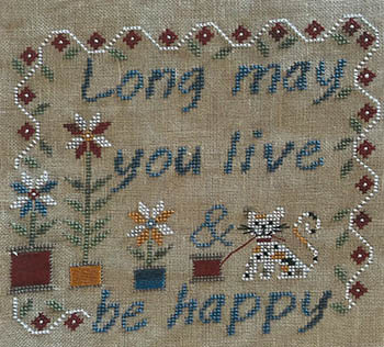 Long May You Live And Be Happy by Romy's Creations 23-2683 YT