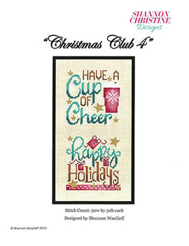 22-2461 2020 Christmas Club 4 50w x 50h by Shannon Christine Designs