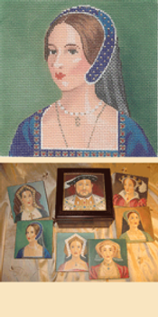 LL132 Labors Of Love Anne Boleyn 18 Mesh 5" x 5"