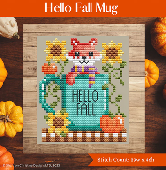 Hello Fall Mug Shannon Christine