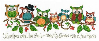 Ursula Michael Designs Kit  A Few Hoots 210w x 83h