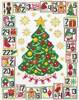 Ursula Michael Designs Christmas Countdown 150w x 200h