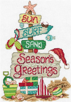 Ursula Michael Designs Holiday Beach Signs 105w x 147h