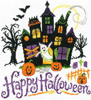 Ursula Michael Designs Haunted Halloween House 148w x 154h