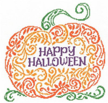 Ursula Michael Designs Happy Pumpkin 139w x 133h