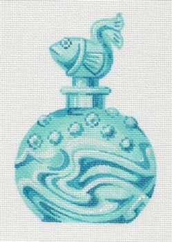 LL150N Labors Of Love Aqua Fish Dauber Perfume Bottle 18 Mesh 4x5.75