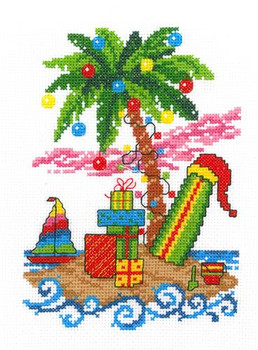 Ursula Michael Designs Island Christmas 70w x 98h