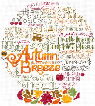 Ursula Michael Designs Let's Breeze Into Autumn 111w x 126h