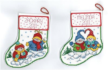 Ursula Michael Designs Snowbaby Sweethearts 85w x 108h