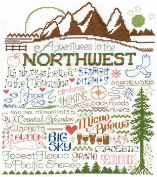 Ursula Michael Designs Let's Visit The Northwest 142w x 167h