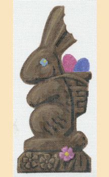 LL196 Labors Of Love Large Chocolate Bunny with BITE 18 Mesh 4" x 8.5"