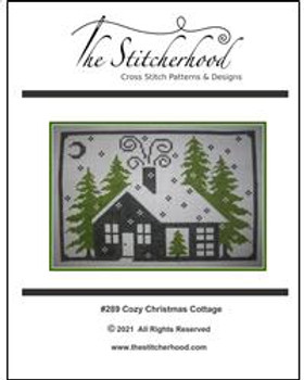 Cozy Christmas Cottage 74 High & 104 Wide. The Stitcherhood 