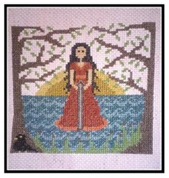 Lady of the Lake 68 wide x 68 high The Stitcherhood 