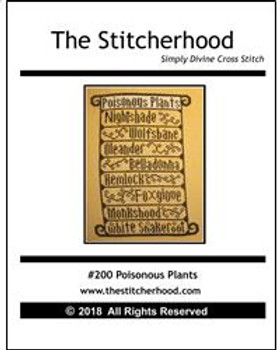 Poisonous Plants 118 high and 75 wide The Stitcherhood 