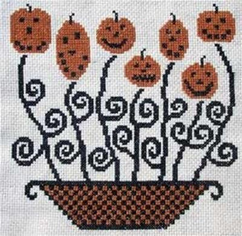 Pumpkin Blossoms 94 High by 94 Wide The Stitcherhood 