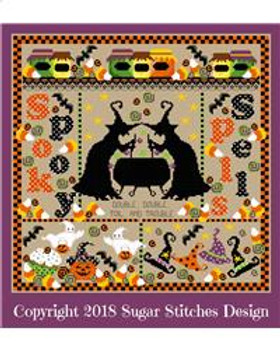 Spooky Spells 192 x 192 Sugar Stitches Design