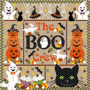 The Boo Crew 192 x 192 Sugar Stitches Design