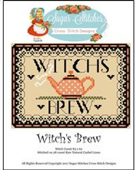 Witch's Brew 83 x 62 Sugar Stitches Design