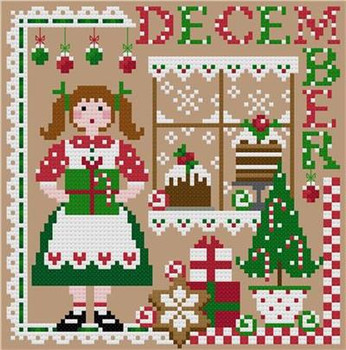 Miss December 82w x 84h Sugar Stitches Design