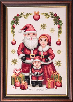 The Santa Family 134w x 200h Samplers and Primitives