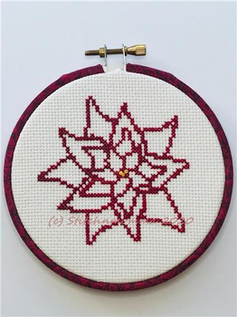 Magnificent Minis - Abstract Poinsettia 48w x 47h Stitchnmomma
