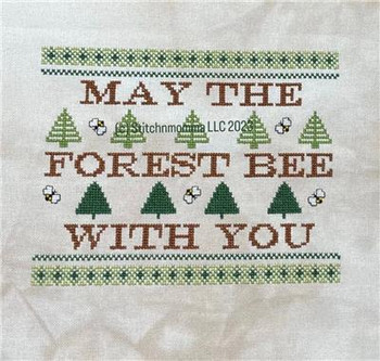 May The Forest Bee With You 115w x 90h Stitchnmomma