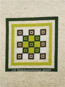 Just Desserts - Kiwi & Chocolate 72w x 72h Stitchnmomma