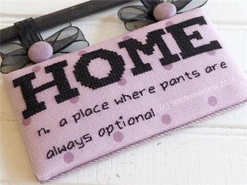 Modern Dictionary: Home 75 wide x 33 high Stitchnmomma