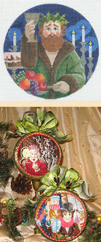 LL235D Labors Of Love Spirit of Christmas Present 18 Mesh 6" Round