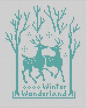 "Winter Wonderland" 69 X 83 StitchyFish Designs