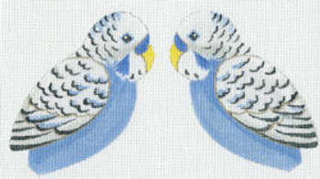 LL300M Labors Of Love Budgie Clip on Bird Blue 18 Mesh 3.75x4 