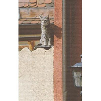 Rothenburg Katze 200w x 340h PurrCat CrossStitch