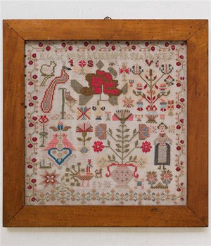 IDM - The Dutch Birds Sampler 167w x 173h Modern Folk Embroidery