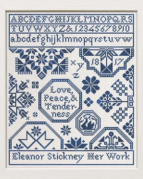 Love, Peace, & Tenderness: A Quaker Sampler  Modern Folk Embroidery