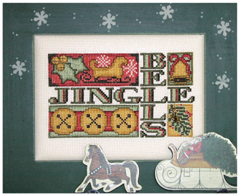 HZC215 Jingle Bells- Charmed II  Embellishment Included by Hinzeit