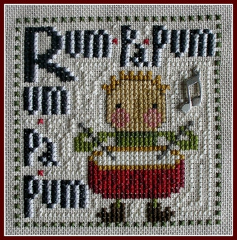 HZWP33 Rum Pa Pum- Word Play Embellishment Included by Hinzeit