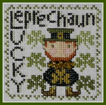 HZWP27 Lucky Leprechaun - Word Play Embellishment Included by Hinzeit