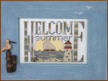 HZC244 Welcome Summer - Charmed II Embellishment Included by Hinzeit