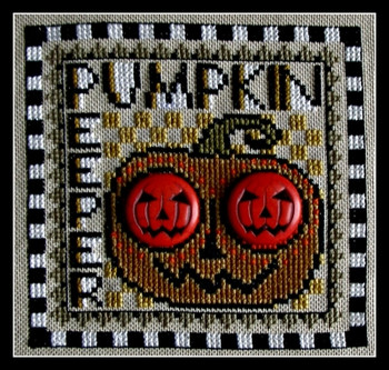 HZWP68 Pumpkin Peeper - Word Play Embellishment Included by Hinzeit
