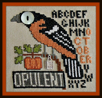 HZBE13 Opulent October - Birds Eye Embellishment Included by Hinzeit