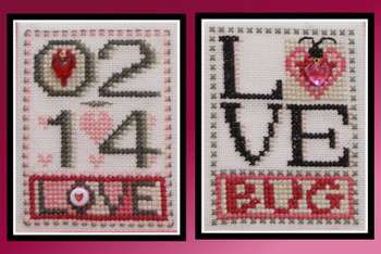 HZLB61 Love/Bug (2 designs) - Love Bits Embellishment Included by Hinzeit