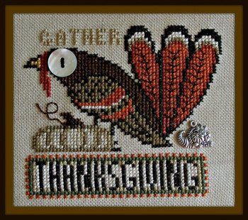 HZBE7 Thanksgiving - Birds Eye Embellishment Included by Hinzeit